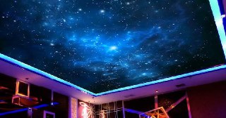 Натяжной потолок звездное небо Мариинск, цена от 5255 руб.