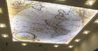 Натяжной потолок с фотопечатью Мариинск, цена от 6237 руб.